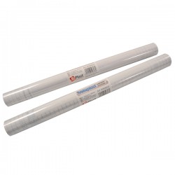 Rotolo coprilibro Veloplast - 2 m x 45 cm - PP - 60 mic - liscio adesivo - neutro trasparente - Colorosa