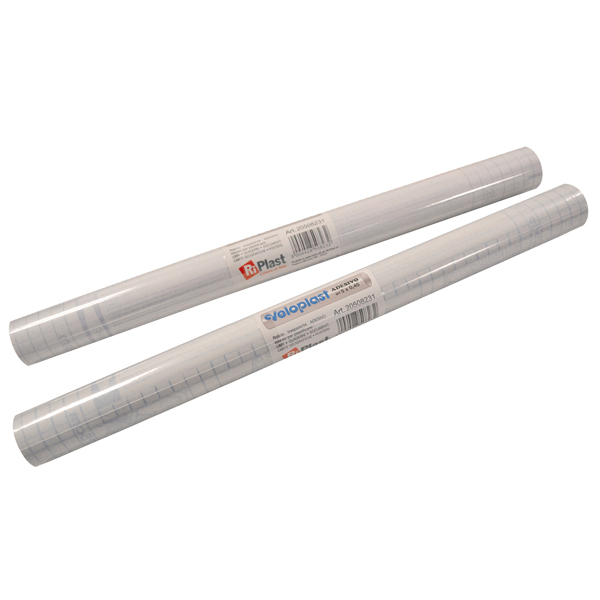 Rotolo coprilibro Veloplast - 2 m x 45 cm - PP - 60 mic - liscio adesivo - neutro trasparente - Colorosa Rotolo coprilibro Veloplast - 2 m x 45 cm - PP - 60 mic - liscio adesivo - neutro trasparente - Colorosa