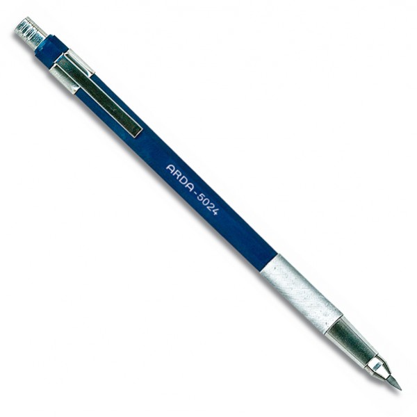 Portamine a pinza - per mine fino a 3,0mm - fusto blu - Arda Portamine a pinza - per mine fino a 3,0mm - fusto blu - Arda