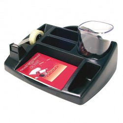 Portacancelleria Oliver - 25 x 21 x 10 cm - nero - Arda