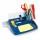 Portacancelleria Oliver - 25 x 21 x 10 cm - blu - Arda