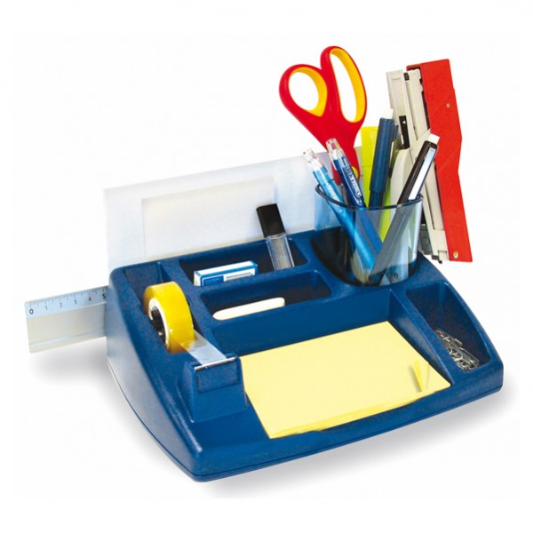 Portacancelleria Oliver - 25 x 21 x 10 cm - blu - Arda Portacancelleria Oliver - 25 x 21 x 10 cm - blu - Arda