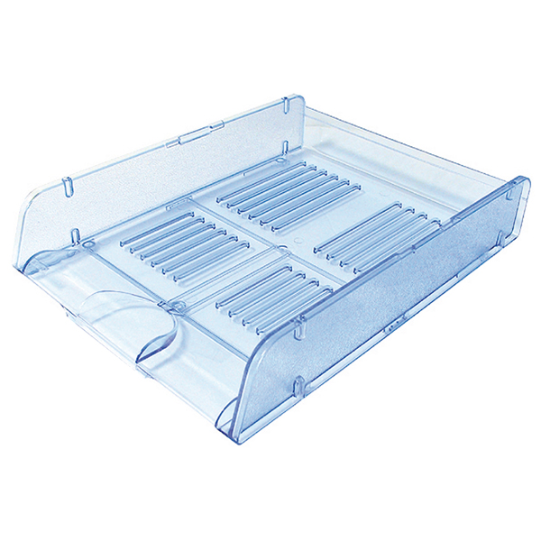 Vaschetta portacorrispondenza TR25310 - 26 x 34 x 6 cm - azzurro trasparente - Arda Vaschetta portacorrispondenza TR25310 - 26 x 34 x 6 cm - azzurro trasparente - Arda