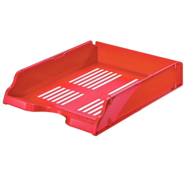 Vaschetta portacorrispondenza Transit - 26 x 33,6 x 7,6 cm - rosso - Esselte Vaschetta portacorrispondenza Transit - 26 x 33,6 x 7,6 cm - rosso - Esselte