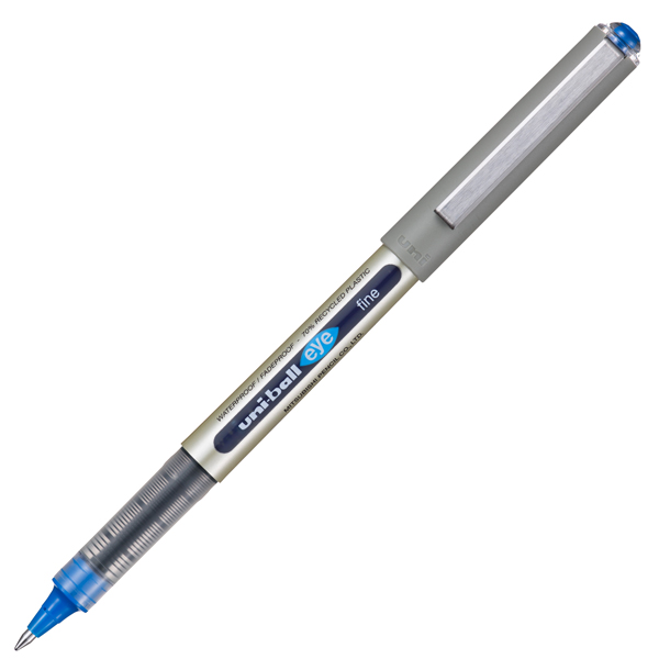 Roller Uni Ball Eye Eco UB157 - punta 0,7mm - blu - Uni Mitsubishi Roller Uni Ball Eye Eco UB157 - punta 0,7mm - blu - Uni Mitsubishi