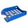 Vaschetta portacorrispondenza forata E040 - 26 x 34,5 x 6,5 cm - blu - Fellowes