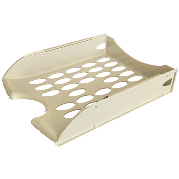 Vaschetta portacorrispondenza forata E040 - 26 x 34,5 x 6,5 cm - grigio - Fellowes