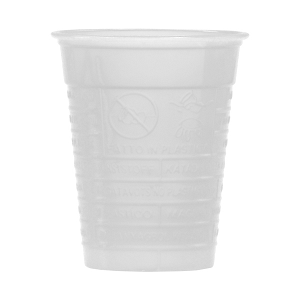 Bicchieri - monouso - 200 cc - bianco - Dopla - conf. 100 pezzi Bicchieri - monouso - 200 cc - bianco - Dopla - conf. 100 pezzi