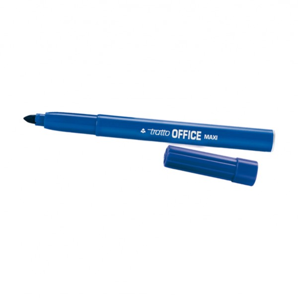 Pennarelli Office punta feltro - punta maxi - tratto 0,80-2,00mm - blu - Tratto - conf. 12 pezzi Pennarelli Office punta feltro - punta maxi - tratto 0,80-2,00mm - blu - Tratto - conf. 12 pezzi