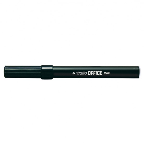 Pennarelli Office punta feltro - punta maxi - tratto 0,80-2,00mm - nero - Tratto - conf. 12 pezzi Pennarelli Office punta feltro - punta maxi - tratto 0,80-2,00mm - nero - Tratto - conf. 12 pezzi