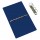 Raccoglitore Presspan - A4 - 4 anelli 25 mm - dorso 4 cm - blu - Cartotecnica del Garda