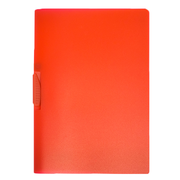 Cartellina con molla Clipper - A4 - PP - trasparente rosso - Fellowes Cartellina con molla Clipper - A4 - PP - trasparente rosso - Fellowes