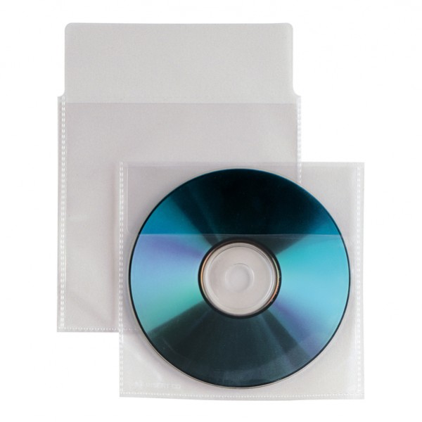 Buste a sacco Insert CD - patella di chiusura - PP - Sei Rota - conf. 25 pezzi Buste a sacco Insert CD - patella di chiusura - PP - Sei Rota - conf. 25 pezzi