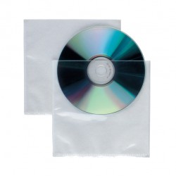 Buste a sacco Soft CD - liscio - trasparente - PP -  Sei Rota - conf. 25 pezzi
