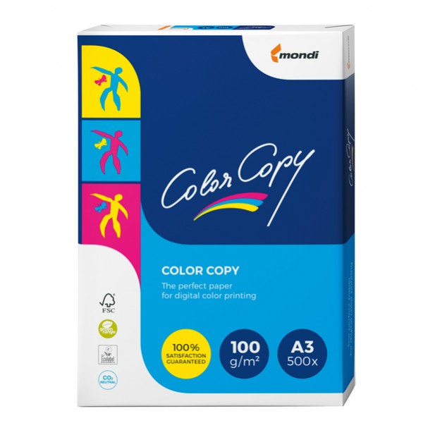 Carta Color Copy - A3 - 100 gr - bianco - Mondi - conf. 500 fogli Carta Color Copy - A3 - 100 gr - bianco - Mondi - conf. 500 fogli