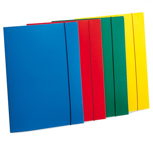 Cartella 3 lembi con elastico - A4 - PP - verde - Fellowes Cartella 3 lembi con elastico - A4 - PP - verde - Fellowes