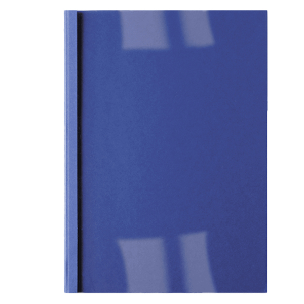 Cartelline termiche Business Line - 1,5 mm - leather blu - GBC - scatola 100 pezzi