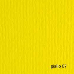Cartoncino Elle Erre - 70 x 100 cm - 220 gr - giallo 107 - Fabriano - blister 10 fogli
