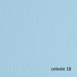 Cartoncino Elle Erre - 70 x 100 cm - 220 gr - celeste 118 - Fabriano - blister 10 fogli