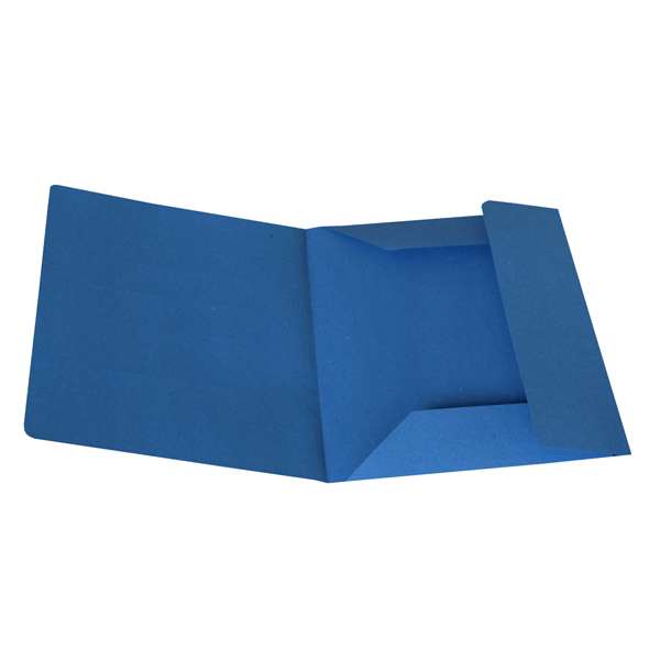 Cartellina 3 lembi - 200 gr - 25 x 33 cm - cartoncino manilla - azzurro - Cartotecnica del Garda - conf. 50 pezzi