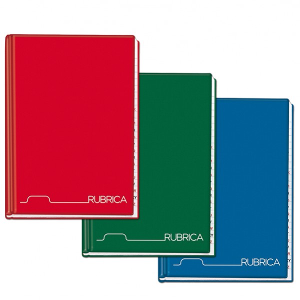 Rubrica cartonato - 1 rigo - A4 - 96 fogli - Blasetti Rubrica cartonato - 1 rigo - A4 - 96 fogli - Blasetti