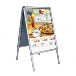 Cavalletto bifacciale - cornici a scatto - 70 x 100 cm - Studio T