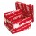 Scatola Dox&Dox - con coperchio - 39,5 x 28 x 35,5 cm - bianco e rosso - Esselte Dox