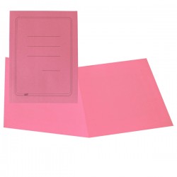 Cartellina semplice con stampa - 145 gr - 25 x 34 cm - rosa - cartoncino manilla - Cartotecnica del Garda - conf. 100 pezzi