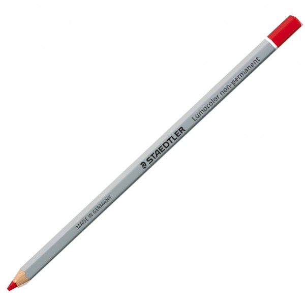 Matita Lumocolor Omnichrom - non permanente - rosso - Staedtler Matita Lumocolor Omnichrom - non permanente - rosso - Staedtler