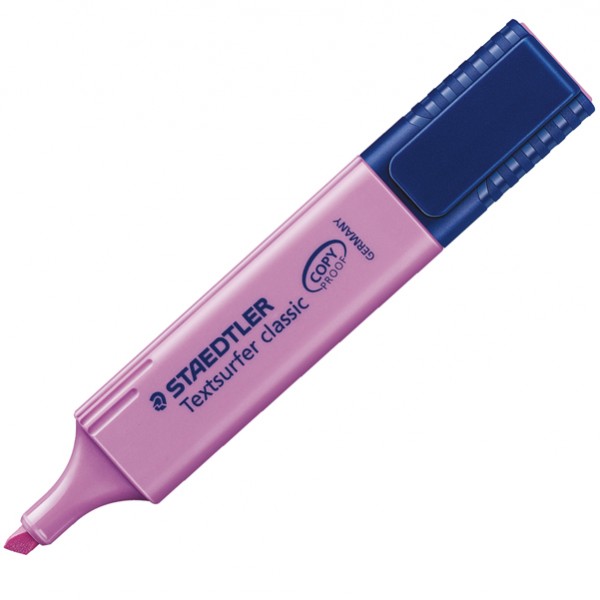 Evidenziatore Textsurfer Classic - punta a scalpello - tratto da 1,0-5,0mm - viola - Staedtler Evidenziatore Textsurfer Classic - punta a scalpello - tratto da 1,0-5,0mm - viola - Staedtler