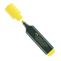 Evidenziatore Textliner 48 -  punta di 3 differenti larghezze: 5,0-3,0-1,0mm  - giallo - Faber-Castell