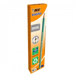 Matita in resina Ecolutions Evolution Graphite 650 - gradazione HB - Bic - conf. 12 pezzi