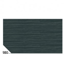 Carta crespa - 50 x 250 cm - 48 gr - nero 980 - Rex Sadoch - conf. 10 rotoli