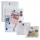 Busta con bottone Press 6E - PVC - 15 x 21 cm - trasparente - Sei Rota