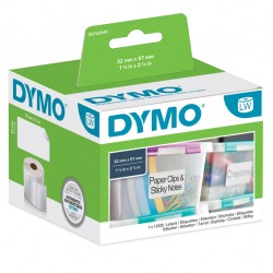Rotolo 1000 etichette LW 113540 - 57 x 32 mm - carta - multiuso - removibile - bianco - Dymo