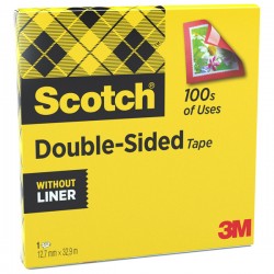 Nastro biadesivo 665 - 12,7 mm x 32,9 m - acrilico - trasparente - Scotch