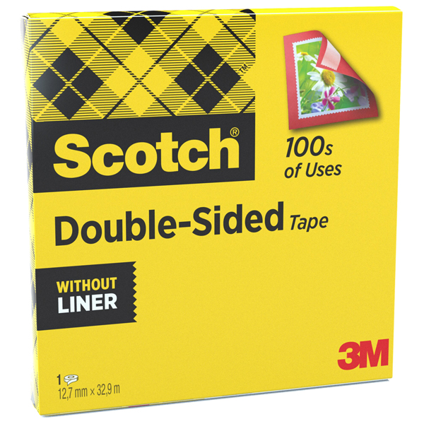 Nastro biadesivo 665 - 12,7 mm x 32,9 m - acrilico - trasparente - Scotch Nastro biadesivo 665 - 12,7 mm x 32,9 m - acrilico - trasparente - Scotch