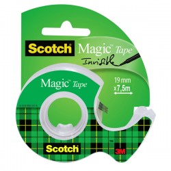 Nastro adesivo in chiocciola Magic 810 - 19 mm x 7,5 m - acrilico - trasparente - Scotch