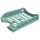 Vaschetta portacorrispondenza forata E040 - 26 x 34,5 x 6,5 cm - azzurro trasparente - Fellowes