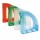 Portariviste E803 - 24,5 x 30 cm - dorso 7,5 cm - trasparente verde - Fellowes