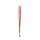Cordoncino per portabadge - 49 x 1 cm - rosso - Lebez - conf. 100 pezzi