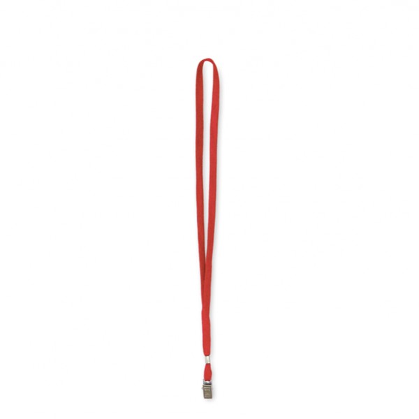 Cordoncino per portabadge - 49 x 1 cm - rosso - Lebez - conf. 100 pezzi Cordoncino per portabadge - 49 x 1 cm - rosso - Lebez - conf. 100 pezzi