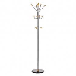 Appendiabiti - 11 posti - 185 x 40 cm - argento - Alco