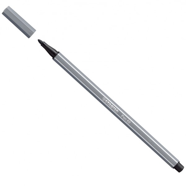 Pennarello Pen 68 - grigio scuro 96 - Stabilo Pennarello Pen 68 - grigio scuro 96 - Stabilo
