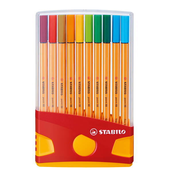 Fineliner Point 88 Color Parade - colori assortiti - Stabilo - astuccio 20 pezzi Fineliner Point 88 Color Parade - colori assortiti - Stabilo - astuccio 20 pezzi