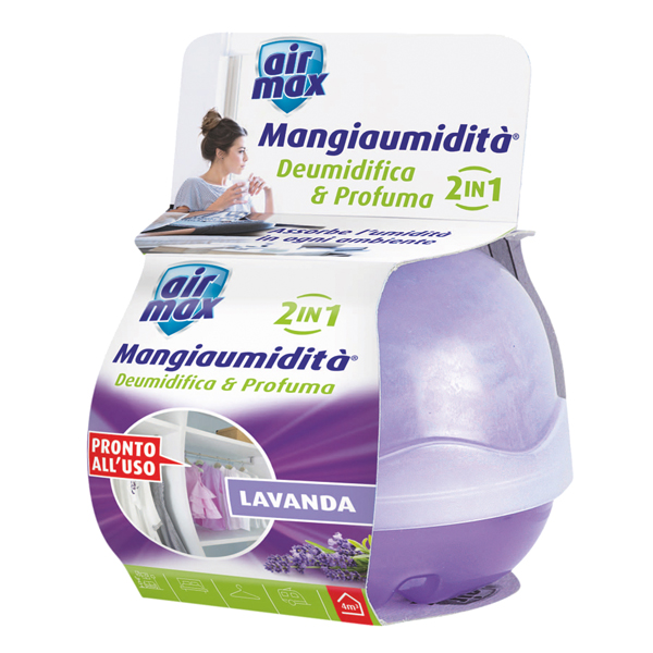 Kit Mangiaumidità 2 in 1 Deo Lavanda - 40 gr - Air Max Kit Mangiaumidità 2 in 1 Deo Lavanda - 40 gr - Air Max