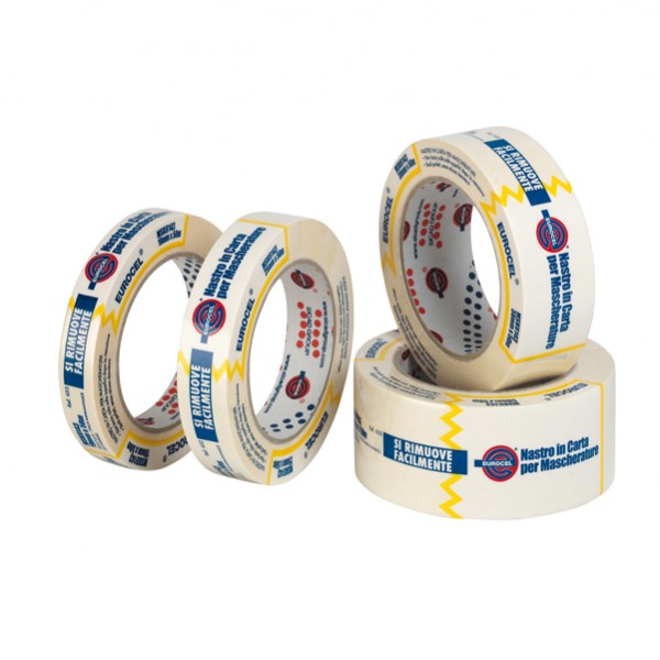 Nastro adesivo MSK 6143 - 19 mm x 50 m - carta - beige - Eurocel Nastro adesivo MSK 6143 - 19 mm x 50 m - carta - beige - Eurocel