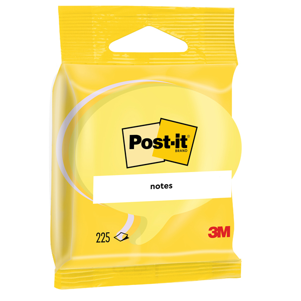 Blocco foglietti fumetto - 2007-SB - 70 x 70 mm - giallo/giallo neon/bianco - 225 fogli - Post-it Blocco foglietti fumetto - 2007-SB - 70 x 70 mm - giallo/giallo neon/bianco - 225 fogli - Post-it