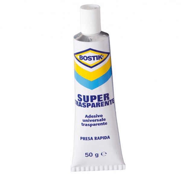 Adesivo Supertrasparente - universale - 50 gr - trasparente - Bostik Adesivo Supertrasparente - universale - 50 gr - trasparente - Bostik