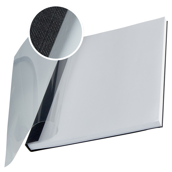 Copertine Impressbind - flessibile - 10,5 mm - nero - Leitz - scatola 10 pezzi Copertine Impressbind - flessibile - 10,5 mm - nero - Leitz - scatola 10 pezzi